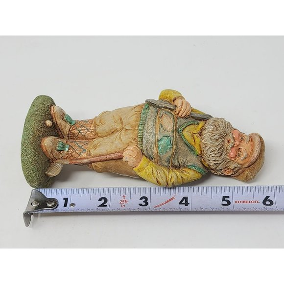 Vintage Ceramic Golfing Santa Hand Painted Figurine TNT 1998 3527 Signed - Picture 10 of 11